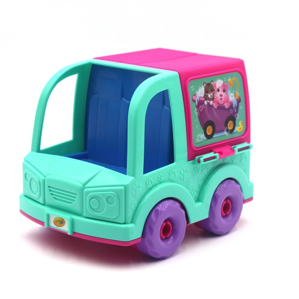 2020 Crayola Scribble Scrubbie Mobile  Pet Wash Bath Car Truck No Pets / Markers